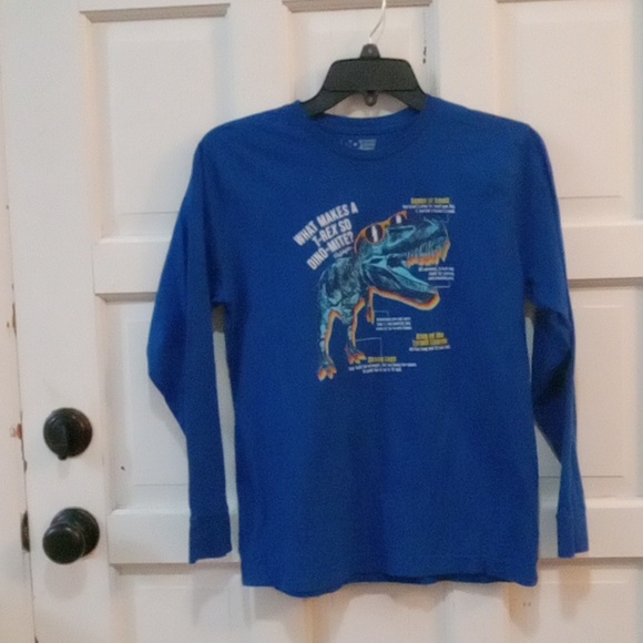 Dinosaur T-Rex Long Sleeve Shirt - Picture 5 of 8